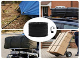 Bungee Cords with Hooks 10 mm Black PP and Rubber 42047665
