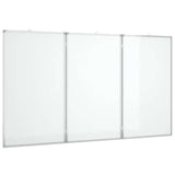 Magnetic Whiteboard Foldable 150x100x1,7 cm Aluminium 4005361