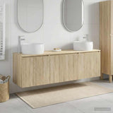 Bathroom Cabinet Set 3 pcs Sonoma Oak 49.5 x 44.5 x 66 cm 3405709