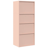 Storage Cabinet 2 pcs Pink 60 x 40 x 145 cm Steel Lockable 3438694