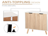 Sideboard Floor Standing Storage Cabinet with Drawer for Bedroom, Living Room, Home Office, Natural T3398P344650