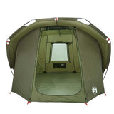 Fishing Tent 4-Person Olive Green Waterproof 4009395