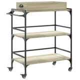 Kitchen Trolley Sonoma Oak 81.5x41x92.5 cm Engineered Wood 842342