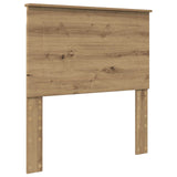 Bed Frame Artisian Oak 100 x 200 cm Solid Pine Wood 3409398