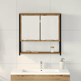 Mirror Cabinet Artisan Oak 60 x 16 x 60 cm Engineered Wood 862224