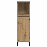 Bathroom Cabinet Artisan Oak 30x30x100 cm Engineered Wood 857112