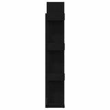 Bookcase Black Oak 86 x 25.5 x 140 cm Engineered Wood 862680