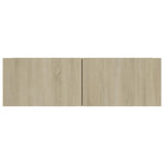 ZNTS TV Cabinet Sonoma Oak 100x30x30 cm Engineered Wood 801484