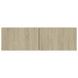 ZNTS TV Cabinet Sonoma Oak 100x30x30 cm Engineered Wood 801484