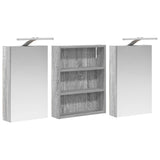 Bathroom Cabinet Set 3 pcs 100 x 10.5 x 50 cm Engineered wood 3403693