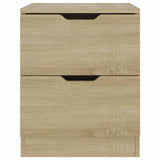 ZNTS Bedside Cabinets 2 pcs Sonoma Oak 40x40x50 cm Engineered Wood 326730