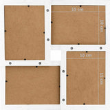 Collage Photo Frame for 24x Picture White MDF 332788