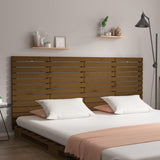 Wall Headboard Honey Brown 166x3x91.5 cm Solid Wood Pine 824701