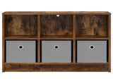 Sideboard with Drawer Smoked Oak 73.5 x 22.5 x 53.5 cm 8000504