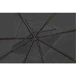 ZNTS Gazebo with Roof 3x4 m Dark Grey 41453