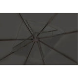 ZNTS Gazebo with Roof 3x4 m Dark Grey 41453