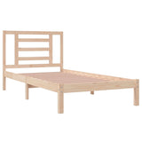Bed Frame without Mattress 90x200 cm Solid Wood Pine 3104333