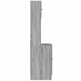Kitchen Cabinet Grey Sonoma 60x50x180 cm Engineered Wood 3276642