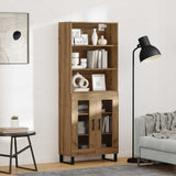 Highboard 2 pcs Artisan Oak Engineered Wood 3403190