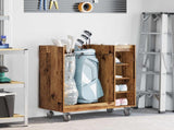 Golf Cabinet with Wheel Plain Old Wood 90 x 45 x 98 cm 899469