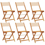 Garden Chair Set of 6 Beige 3214620