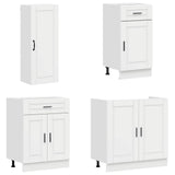 Kitchen Unit PORTO 8 pcs High Gloss White Engineered Wood 3438167