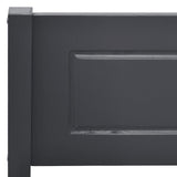 Bed Frame Grey Solid pinewood, plywood Double Tough Bed Frame 322126