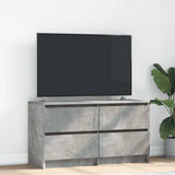 TV Cabinet Concrete Grey 100x35x54 cm Engineered Wood 861799