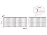 Gabion with 3.5 mm Wire and 10x10 cm Mesh 750x30x100 cm 3463209