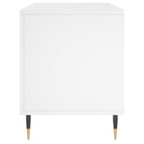 Record Cabinet White 100x38x48 cm Engineered Wood 831740
