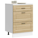 Kitchen Base Cabinet Porto Sonoma Oak Engineered Wood 854262