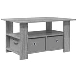 Coffee Table Grey Sonoma 77 x 55 x 42 cm Engineered Wood 8000417