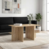 Coffee Table Sonoma Oak 87 x 50 x 45 cm Engineered Wood 8001057