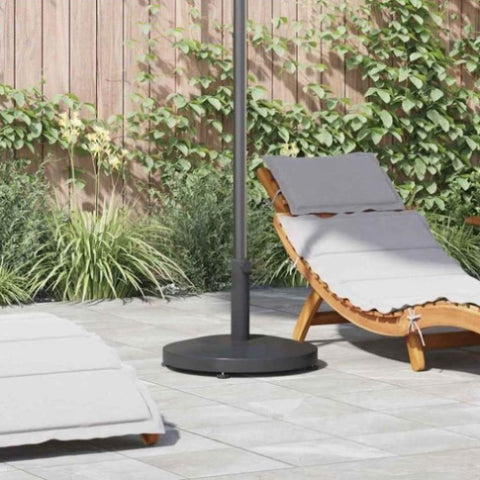 Outdoor Umbrella Base Dark grey 48 x 48 x 32 cm Steel, Concrete 42010012
