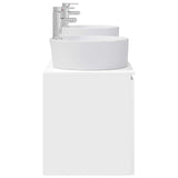 Bathroom Cabinet Set 3 pcs High Gloss White 49.5 x 44.5 x 65 cm 3405671