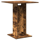 Bistro Table Smoked Oak 60x60x75 cm Engineered Wood 815102