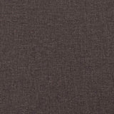 Highback Sofa Dark brown 109 x 56 x 121 cm Fabric 42010836