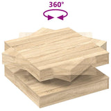 Coffee Table 360-Degree Rotatable Sonoma Oak 70x70x34.5 cm 858481