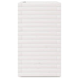 Garden Planter White 70x40x72.5 cm Solid Wood Pine 3282590