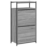 Shoe Cabinet Grey Sonoma 60x34x112 Engineered Wood 840032