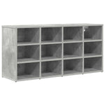 Shoe Cabinet Concrete grey 103 x 30 x 51 cm Engineered wood 808706