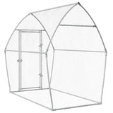 Chicken Cage Silver 200x105x182 cm Galvanised Steel 172555