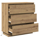 Bedside Cabinet Artisan Oak 71 x 34.5 x 75 cm Engineered wood 869641