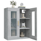 Hanging Wall Cabinet Grey Sonoma 69.5x34x90 cm 817388