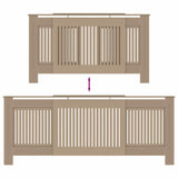 Radiator Cover 2 pcs Sonoma Oak 205 x 20.5 x 81.5cm 3403240