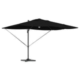 Umbrella Black 351 x 250 x 253 cm Polyester and Aluminium 42003363