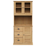Highboard VIGO 78x40x175 cm Solid Wood Pine 3188304
