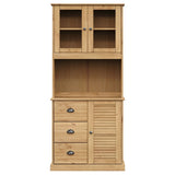Highboard VIGO 78x40x175 cm Solid Wood Pine 3188304