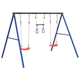 Outdoor Swing Set with Swings and Trapeze 3283599