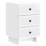Bedside Cabinet with Drawer High Gloss White 43 x 41 x 66.5 cm 893869